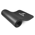 ProsourceFit Extra Thick Yoga and Pilates Mat ½” (13mm), 71-inch Long High Density Exercise Mat with Comfort Foam and Carrying Strap