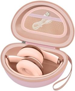 Headphone Case Compatible with Beats Solo 4/ for Beats Studio Pro/Pro x Kim Kardashian/for Beats Solo3/ for Beats Studio3/ for Beats Solo Pro Bluetooth On-Ear Headphones Headset - Pink