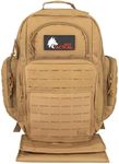 WOLF TACTICAL Military Inspired Diaper Bag - Dad Diaper Bag Backpack with Changing Mat, Mens Diaper Bag for Dad