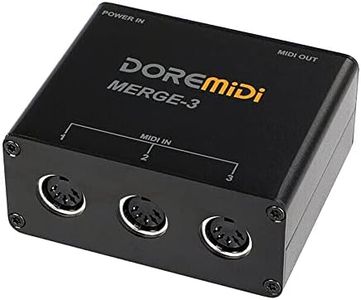 DOREMiDi MIDI Merger-3 MIDI Input 2 MIDI Output Support USB Power MERGE-3
