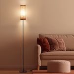 IPARTS EXPERT Floor Lamps for Living Room, Modern LED Standing Lamp Reading Light 3 Color Temperatures Adjustable Bedside Lamps for Bedroom Living Room Office Decor