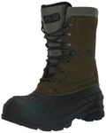 Kamik Men's Nation Plus Snow Boot, Dark Olive Dol, 8 UK