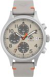 Timex Men's Chronograph Quartz Watch with Leather Strap TW2W16500