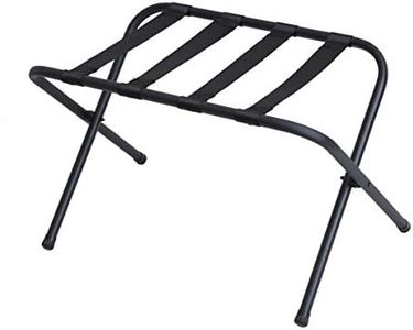 Mabel Home Metal Folding Luggage Rack Black