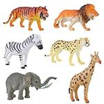 Lchen Safari Animals Figures, 4" Zo