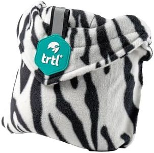 trtl Pillow - Scientifically Proven Super Soft Neck Support Travel Pillow - Machine Washable (Zebra, Junior)