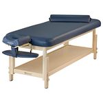 Master Massage 30" Laguna Comfort Wooden Stationary Massage Table Spa Table, Height Adjustable Flat Physical Therapy Bed-Medical Clinical Treatment Bed-Salon Beauty Bed-Facial Tattoo Aesthetic Bed.