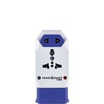Travel Smart by Conair All-in-One Adapter with USB; 3 Outlets; US, Europe, UK, Italy, Spain, China