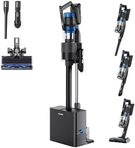 Eureka Cordless Stick Vacuum Cleaner w Station Powerful Multi-Surface Floor Cleaning, 5-Layer Filter, Stylus Elite NEC490BL, Blue