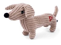 Petface Dougie Deli Cord, Plush Puppy Dog Toy