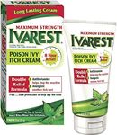 Ivarest Anti-Itch Cream, Poison Ivy Treatment, Poison Ivy Relief Product, Poison Oak Relief, Poison Sumac Relief, Maximum Strength, Medicated, 2 Ounce