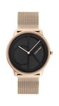 Calvin Klein CK Iconic - Men's and Women's Quartz Wristwatch - Stainless Steel Bracelet - Water Resistant 3 ATM/30 Meters - Premium Fashion Timepiece for Every Occasion - 32mm 35mm 40mm, Rose Gold,