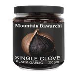 Black Garlic Single Clove Whole - 200 GramsHighly Nutritious - No Preservative | Whole Black Garlic Single Clove-200 Grams by Mountain Bawarchi