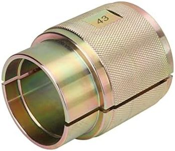 Pilote de Joint de Fourche, Conception Fendue D'outil de Pilote de Joint de Fourche de Moto Remplacement en Acier au Carbone pour les Fourches Avant Inversées Traditionnelles(43mm)