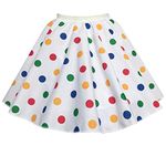 Inspired Costumes Girls Children charity skirts - fancy dress (Big Spot, 6-9yrs (22 inch waist))