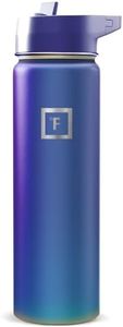 IRON °FLASK 24 oz Wide Mouth Water Bottle with Straw