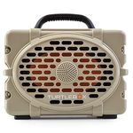 Turtlebox Gen 2: Loud! Outdoor Portable Bluetooth 5.0 Speaker | Rugged, IP67, Waterproof, Impact Resistant & Dustproof (Plays to 120db, Pair 2X for True L-R Stereo), Field Tan