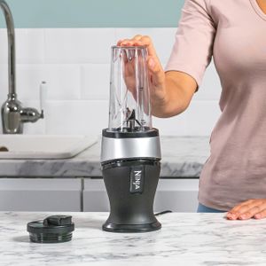 Ninja Slim Blender 700W – Silver Compact Personal Mixer