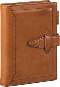 Raymay Fujii DP3015C Da Vinci Loroma Classic Pocket Brown Personal Organizer