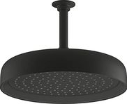 KOHLER 26291-G-BL Statement™ Round 12" Single-Funtion Rainhead, Round Shower Head, Rain Shower Head, 1.75 GPM, Matte Black