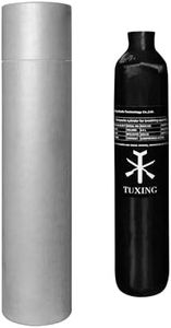 TUXING 30Mpa 4500Psi 0.5L 31Cu in 500cc Carbon Fiber HPA Tank, Gas Cylinder, Paintball Hunting for PCP Air Rifle Gun Daystate and FX Thread M18 * 1.5