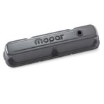 PROFORM 440-881 Valve Cover - Tall - 3.25 in Height - Baffled - Breather Hole - Mopar Logo - Steel - Gray Paint - Small Block Mopar - Pair