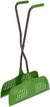 AMES Leaf Grabber Rake with Long Handle & Cushioned Grip for Leaves, Lawn Clippings, Twigs, Yard Waste