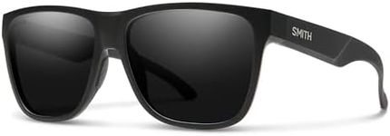 SMITH Lowdown 2 XL Sunglasses with Large Frame – Men’s & Women’s Performance Eyewear for All-Day, Water Sports, Running, Hiking, Driving – Matte Black + Black ChromaPop Polarized Lenses