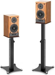 GZGDLJQ Support de haut-parleur universel, réglable pour haut-parleur au sol, peut supporter un son surround de 10 kg avec gestion des câbles pour haut-parleurs Klipsch Edifier Yamaha Polk, SP-505