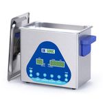 DK SONIC Ultrasonic Cleaner 3L Stainless Steel,120W Professional Ultrasonic Jewelry Cleaner with Heater&Timer,Digital Control&Basket, Multiple functions for Jewelry,Glasses,Chains, Watches