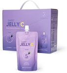 EVERYDAZE Sweet Jelly C Konjac Jelly | Vitamin C, Vegan, 5 Calories, 0 Sugar | Grape | 10 Packs | Keto, Gluten Free, Healthy Diet Pouch Drinkable Snack, Weight Management, Low Calorie…