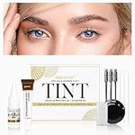 2 in 1 Eyebrow and Eyelash T-i-n-t Kit, Professional Brow & Lash T-i-n-t Makeup at Home, Semi-Permanent Brow DYE at Home & Salon