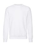 Fruit of the Loom Men's Set-in Classic Sweater, White, L UK