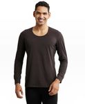 Jockey 2604 Men's Soft Touch Microfiber Elastane Stretch Full Sleeve Thermal Undershirt with Stay Warm Technology_Black_XL