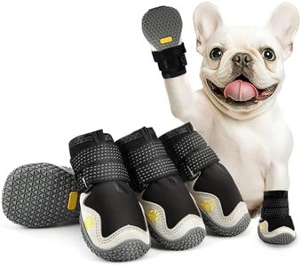 Aokown Dog Shoes for Large Dogs, Anti-Slip Dog Boots for Winter Snow, Hot Pavement, Dog Booties & Paw Protectors for Hardwood Floors Size 7