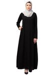 Muslim Closet® Women's Inner Abaya Dress With Side Pocket Made with Nida Matte Fabric