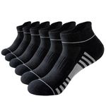 Cirorld Running Socks Women Full Cushioned Ankle Trainer Socks for Ladies and Girls, Low Cut Anti-Blister Cotton Athletic Socks Breathable Sports Socks for Cycling Hiking Walking 6 Pairs