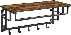 VASAGLE Wall Mounted Coat Rack with
