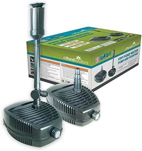 AllPondSolutions FPP-3500 Fountain Pond Pump Submersible with Fountain Attachment for Outdoor Garden, 3500 Litre/Hour Flow Rate