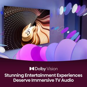 Hisense 65" VIDAA Smart TV – Dolby Vision, Voice Remote, 2023, Black