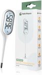 Path Pharm Premium Digital Thermometer for Adults and Kids - Basal Body Thermometer with 8s Reading - 0.05° C Accuracy Medical Oral Thermometer with Backlit Display - Fever Temperature Thermometer