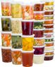 Dipoo 60 Sets (120-Piece) Deli Containers with Lids, 32/16/8 oz X 20 Set Each, Leak-Proof & BPA Free Airtight Takeout Plastic Food Storage Containers for Soup, Freezer/Microwave/Dishwasher Safe