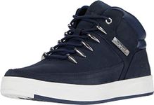 Timberland Men's Davis Square Hiker Boots, Navy Nubuck, 9 UK