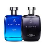 Ustraa Barood EDP 100ml & Base Camp Cologne 100ml- Premium Perfume for Men, Long Lasting Perfumes, Bold and Refreshing Scents for Men, Perfume Combos For Men.