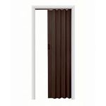 LTL Home Products Homestyle 36 by 80 Inch Plaza Vinyl Interior Folding Accordion Door with Simple Installation and Hardware, Espresso