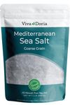 Viva Doria Mediterranean Sea Salt, Coarse Grain, 907 g