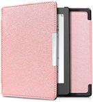 kwmobile Case Compatible with Kobo Aura Edition 1 Case - Cover for eReader with Magnetic Closure - Rose Gold