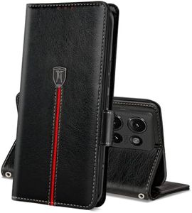 Case for Motorola Edge 50, Magnetic Leather Card Slot Mobile Phone Case, Foldable Wallet Case Motorola Edge 50 Protective Case, Flip TPU Bumper Silicone Book Cover, Shockproof Case for Motorola Edge