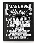Man Cave Decor - Man Cave Rules sig