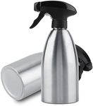 Oil Sprayer, Stainless Steel Spray Bottle Spritz Bottles Water Cooking Spritzer Squirt Grill Portable Barbecue Oil Sprayer BBQ Cooking Tool Frying and Grilling for Kitchen Outdoor Oil Dispenser